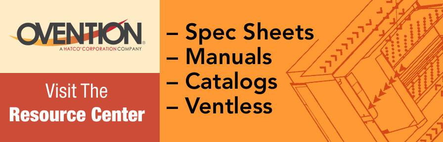 Ovention - Spec Sheets, Manuals, Catalogs, Ventless