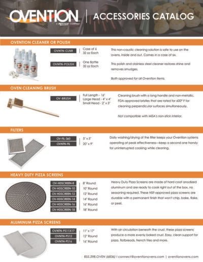 Ovention Accessories