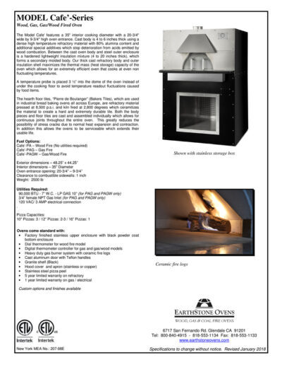 EarthStone Model Cafe Series