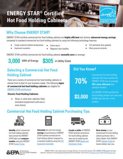 FWE Energy Star Hot Food Holding Cabinets