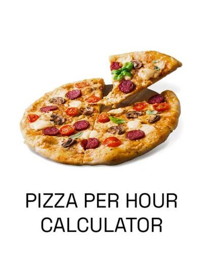 Ovention Pizza Per Hour Calculator